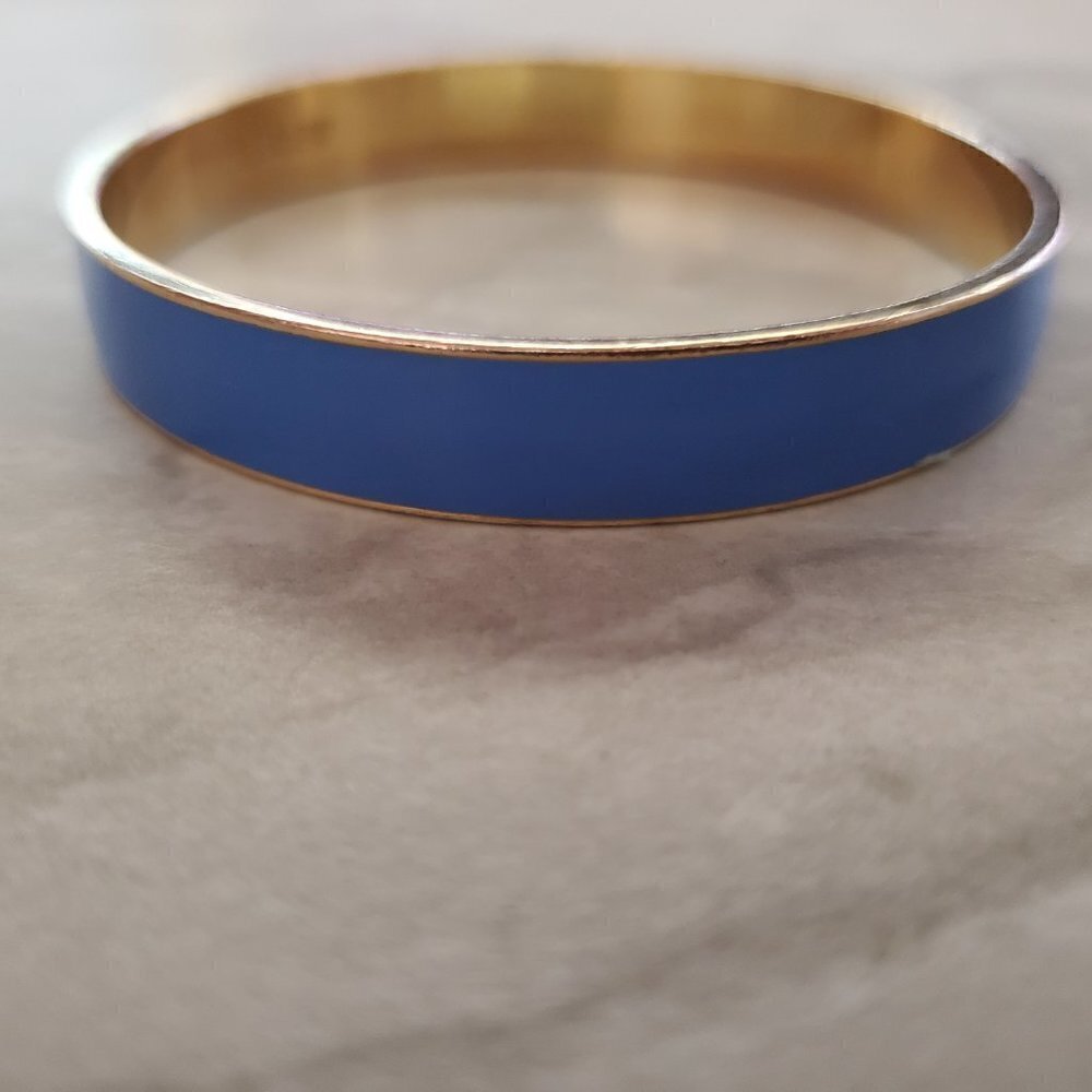💙 Vintage Y2k 00s 2000's J. Crew Bright Spring blue Skinny Bangle 💙 - Picture 5 of 9
